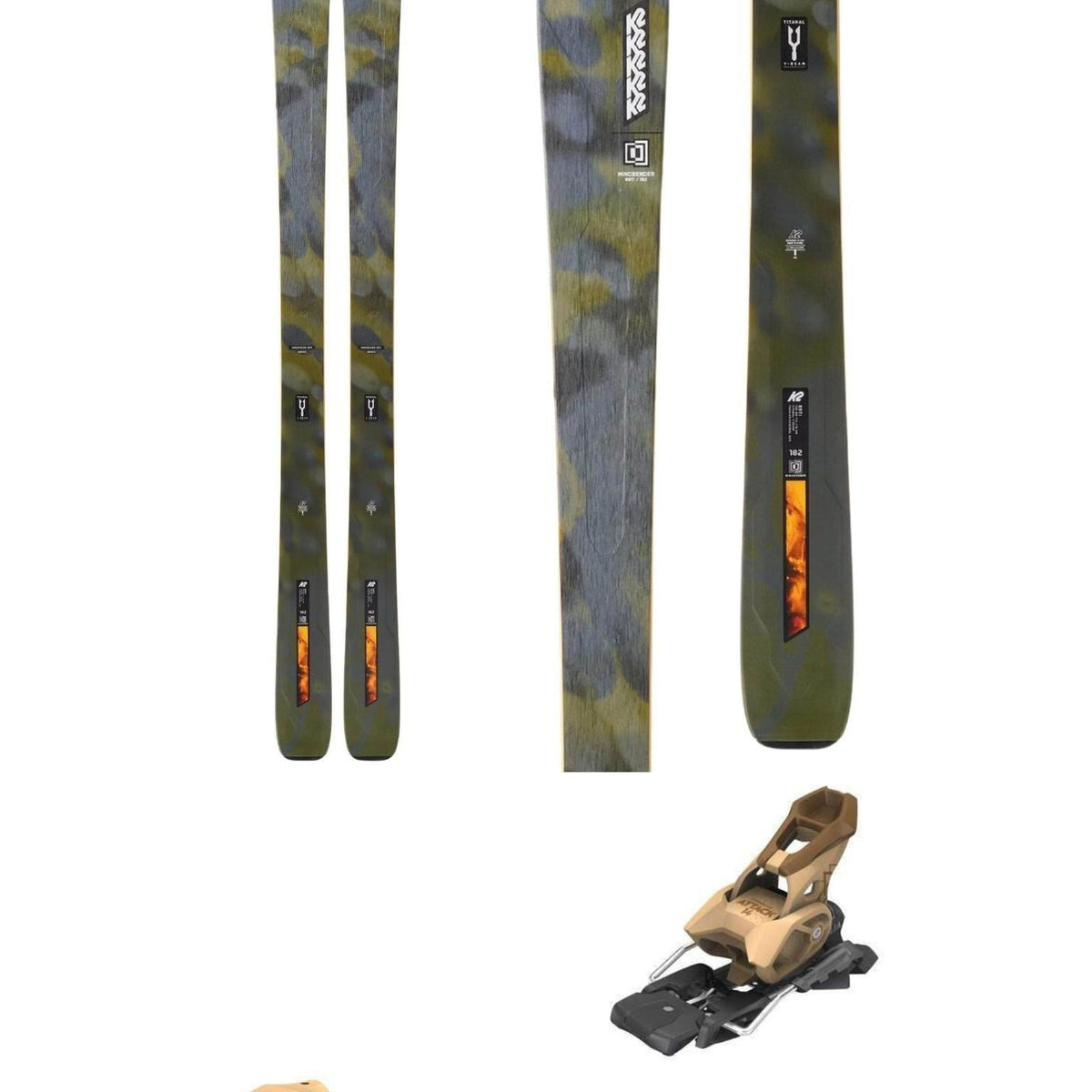 Pack Skis K2 MINDBENDER 89Ti + Fixations | Prêts à skier Pack Skis K2 MINDBENDER 89Ti + Fixations | Prêts à skier