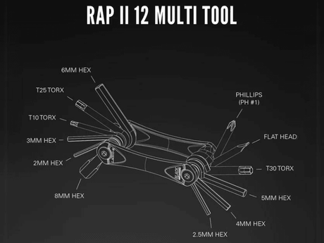 RAP II 12 Multi Tool - Suburban Ski and Bike