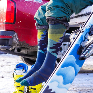 Men's Solace Over-the-Calf Lightweight Ski & Snowboard Sock