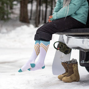 Women's Peaks RFL Over-the-Calf Ultra-Lightweight Ski & Snowboard Sock