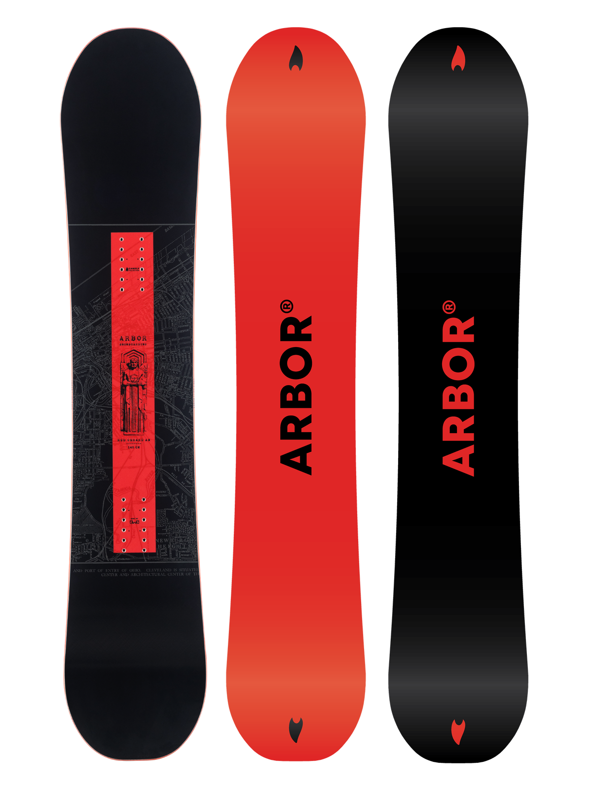 Arbor Red Gerard AM Youth Snowboard 2027
