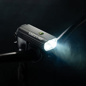 Lezyne Macro Drive 1400+ / Strip Drive Pro 400+ Front and Rear Bike Light Set