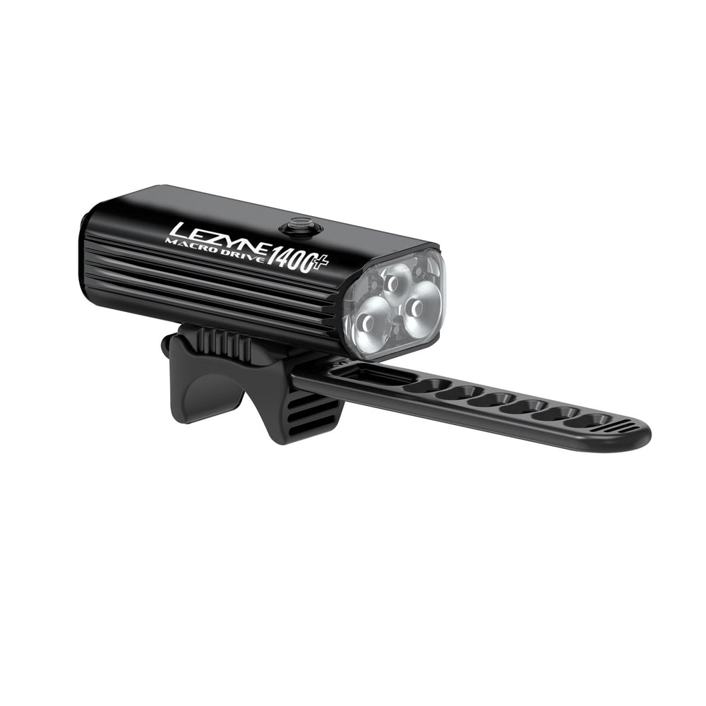 Lezyne Macro Drive 1400+ / Strip Drive Pro 400+ Front and Rear Bike Light Set