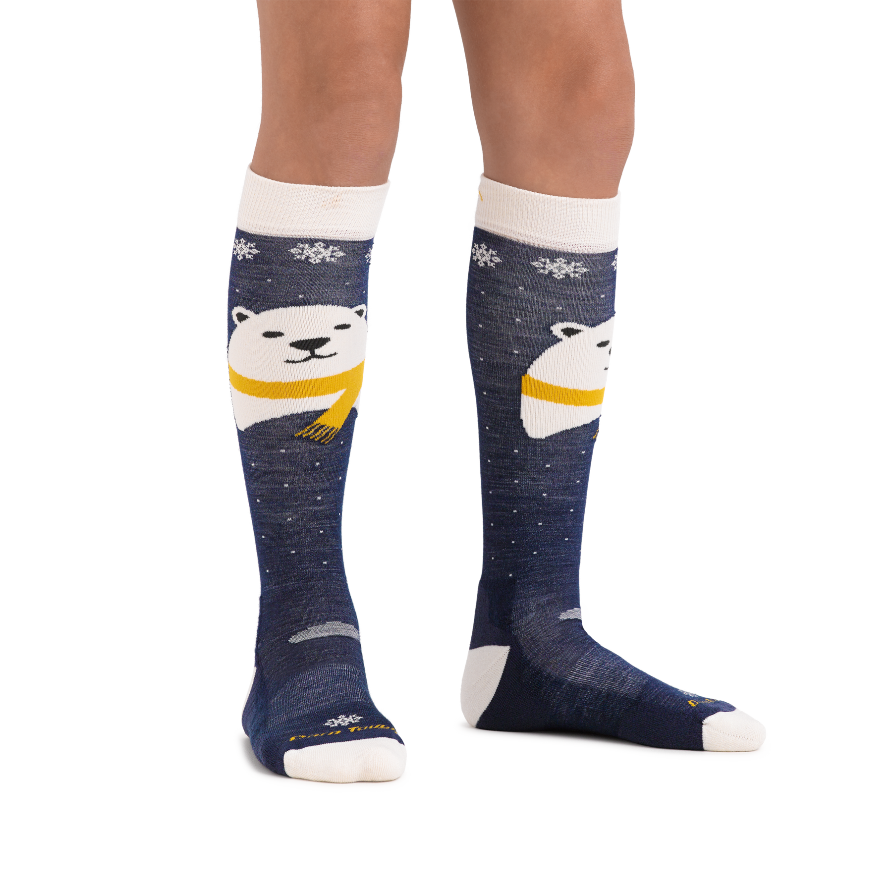 Kids Polar Patroller Over-the-Calf Midweight Ski & Snowboard Sock