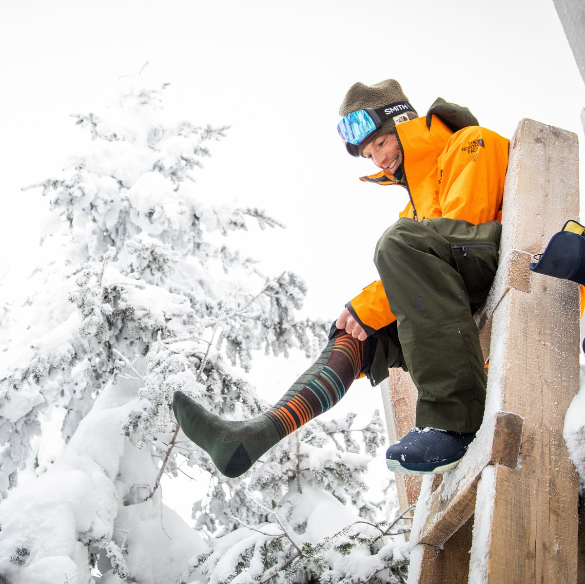 Men's Backwoods Over-the-Calf Lightweight Ski & Snowboard Sock