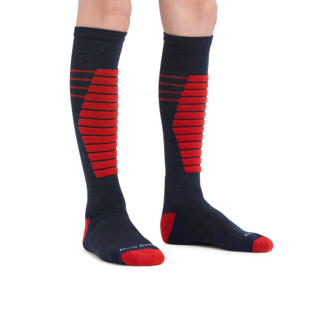 Darn Tough Kids Edge Over-the-Calf Midweight Ski & Snowboard Sock