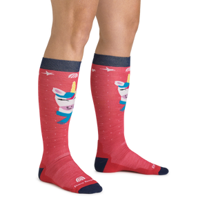 Kids Magic Mountain Over-the-Calf Midweight Ski & Snowboard Sock