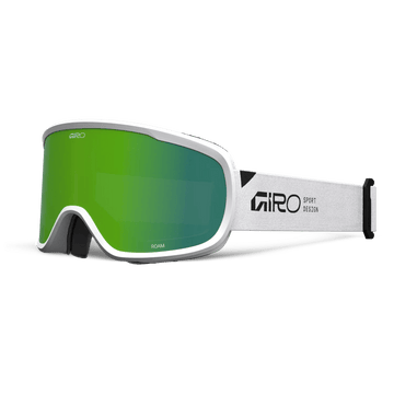 White Stacked + Loden Green / Yellow Lenses