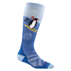 Kids Penguin Peak Over-the-Calf Midweight Ski & Snowboard Sock