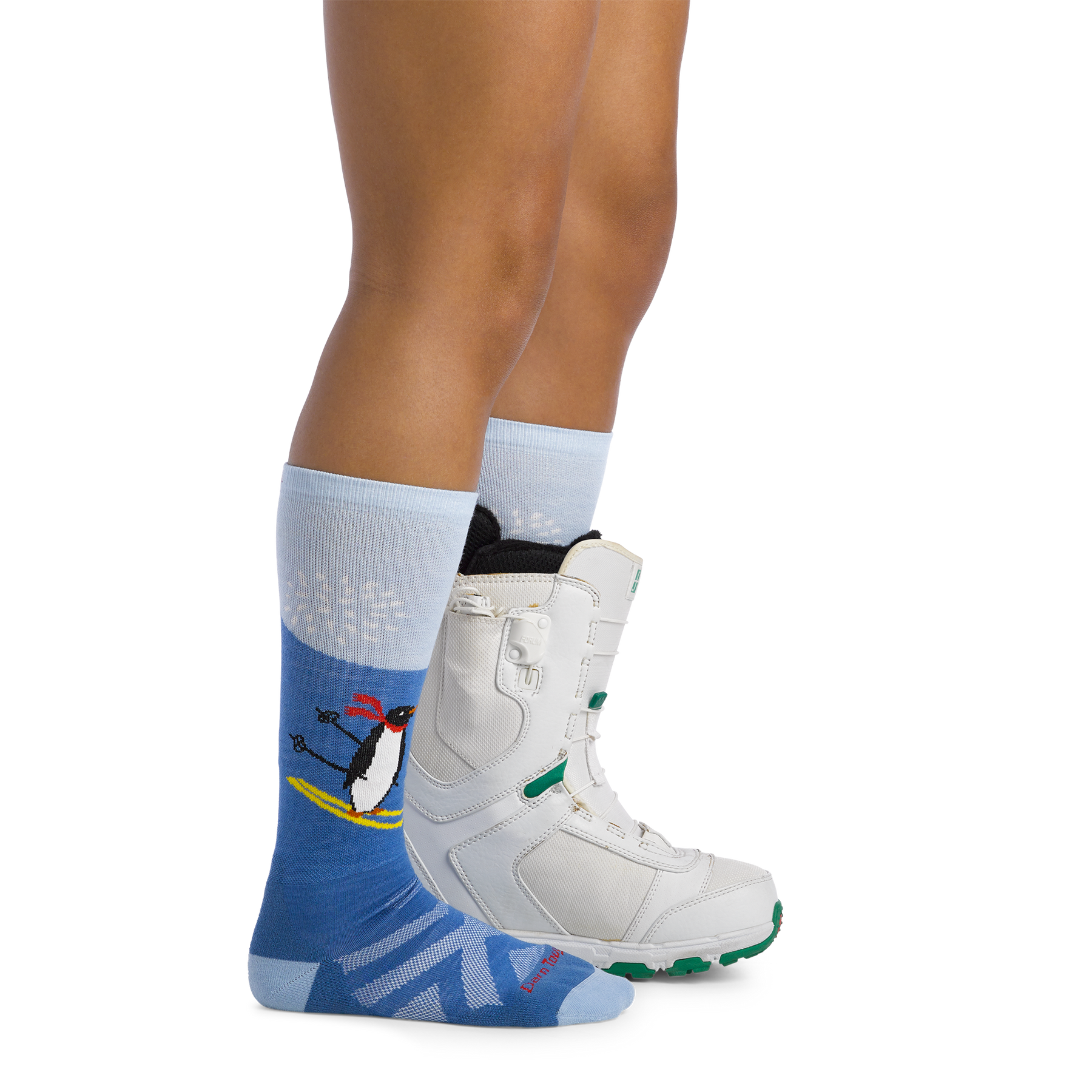 Kids Penguin Peak Over-the-Calf Midweight Ski & Snowboard Sock