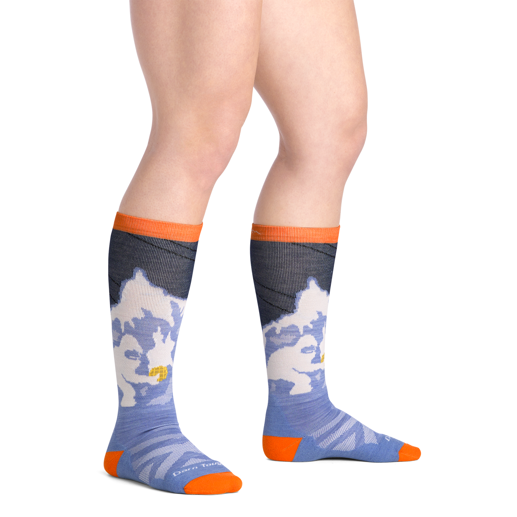 Kids Little Yeti Over-the-Calf Midweight Ski & Snowboard Socks