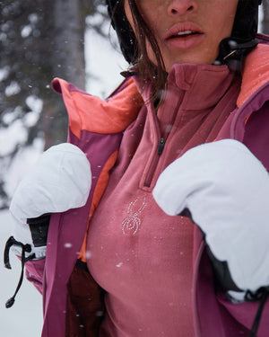 Women's Shimmer Bug Half Zip