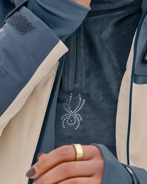 Women's Shimmer Bug Half Zip