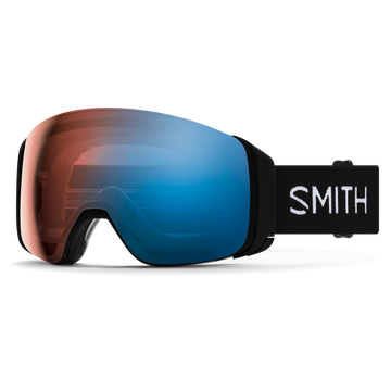 Black + ChromaPop Pro Photochromic Blue Mirror Lens (VLT: 16 - 55%) / ChromaPop Storm Amber