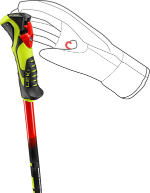 Leki WCR Evo Lite SL TR Junior Race Ski Poles
