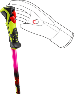 Leki WCR Evo Lite SL TR Junior Race Ski Poles