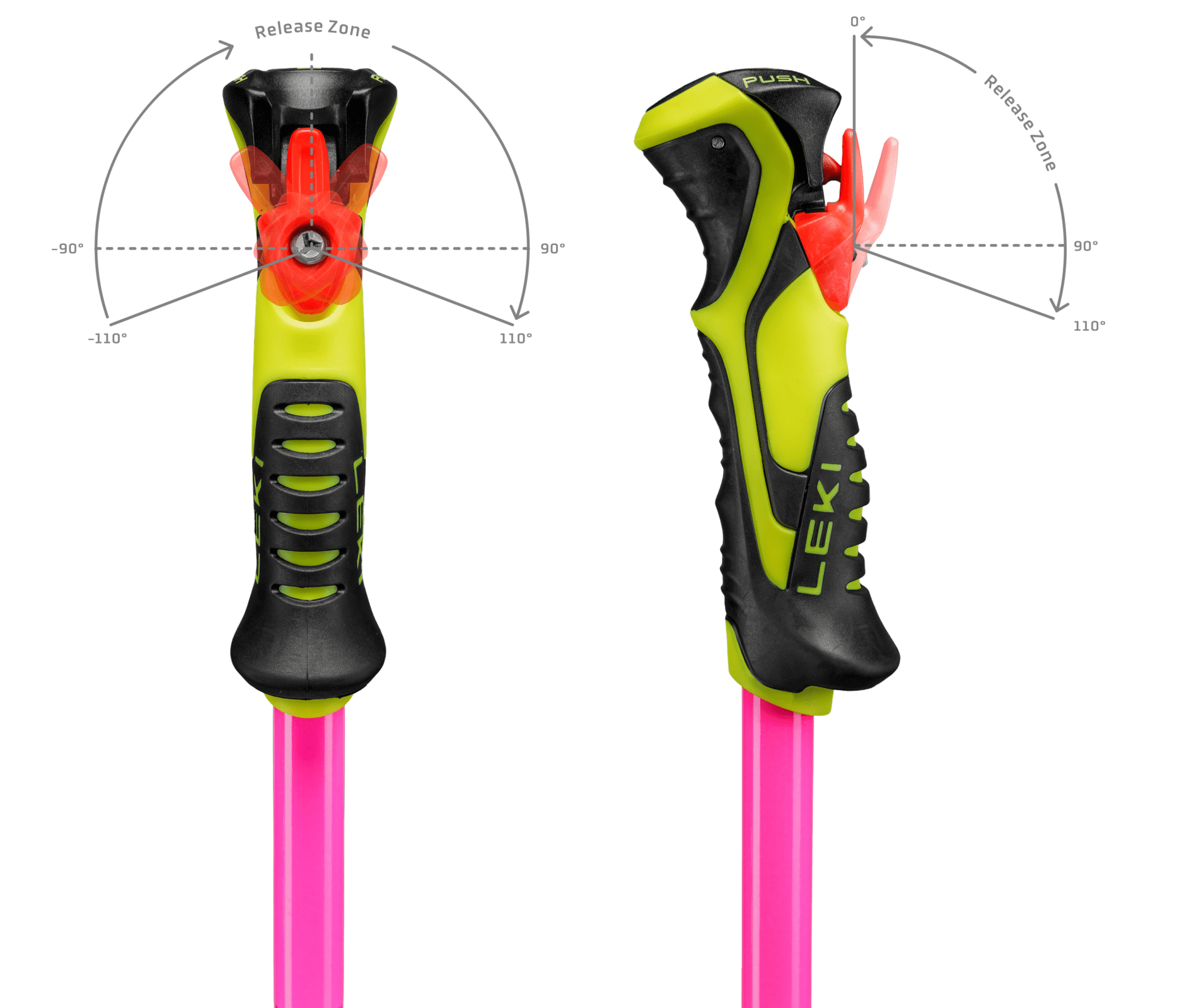 Leki WCR Evo Lite SL TR Junior Race Ski Poles