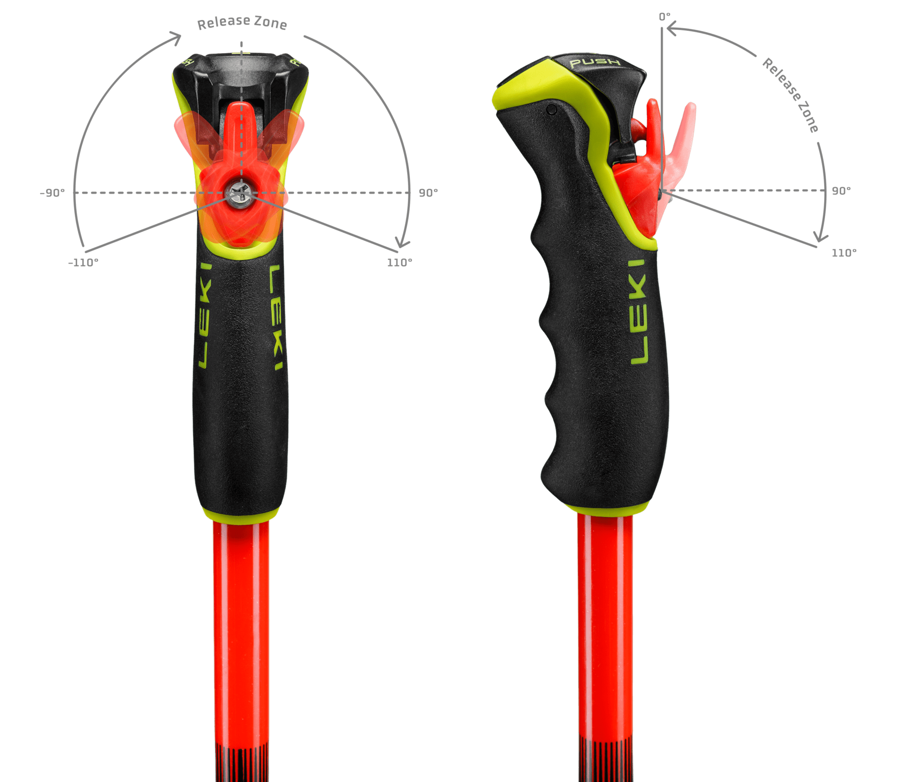 Leki WCR Evo Lite GS TR Junior Race Ski Poles
