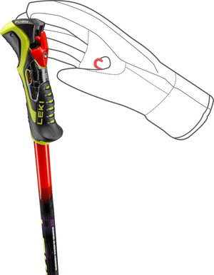 LEKI WCR Pro SL TR Race Ski Poles