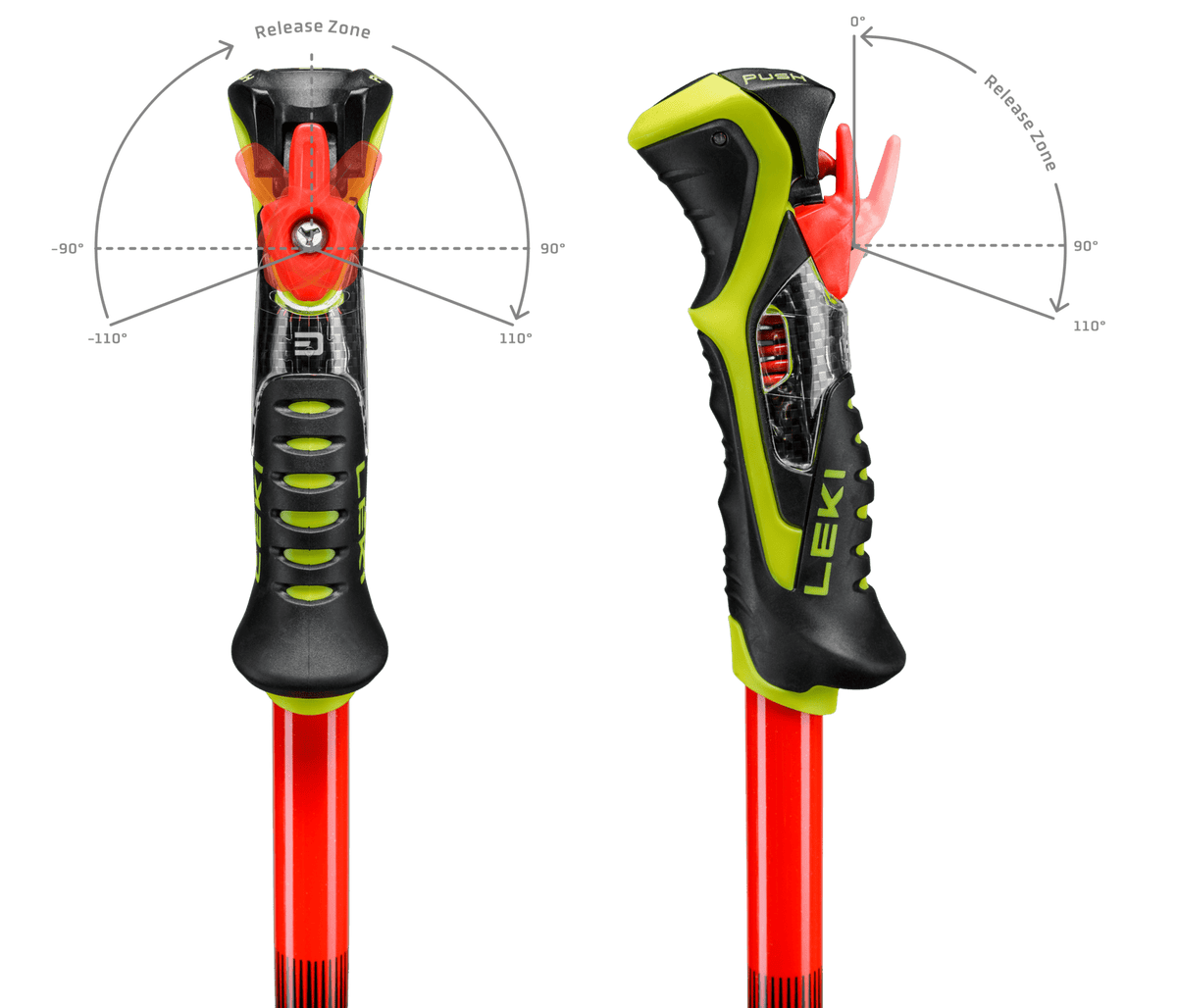 LEKI WCR Pro SL TR Race Ski Poles