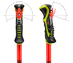 LEKI WCR Pro SL TR Race Ski Poles