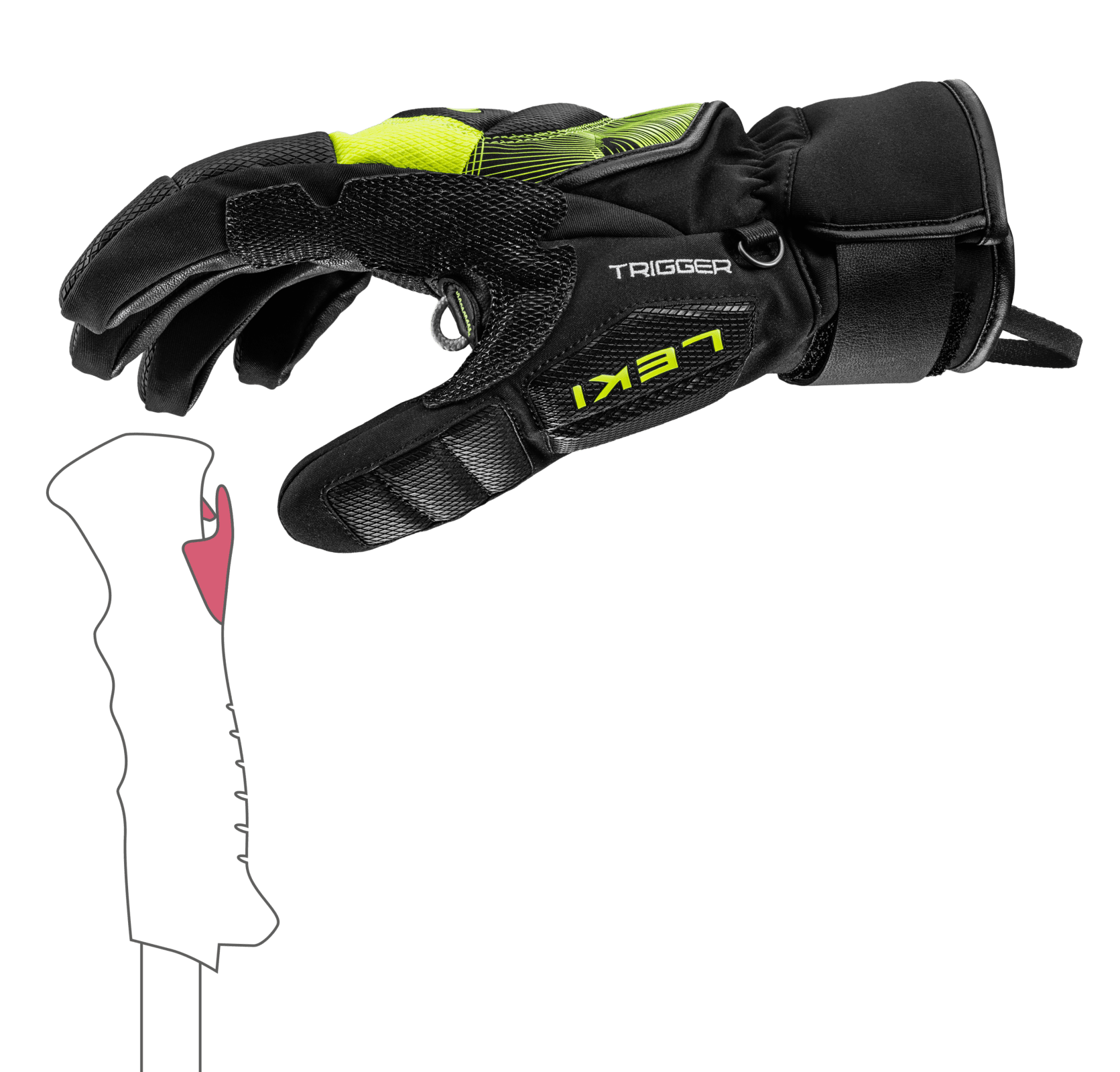 Leki WCR Core TR Ski Race Gloves