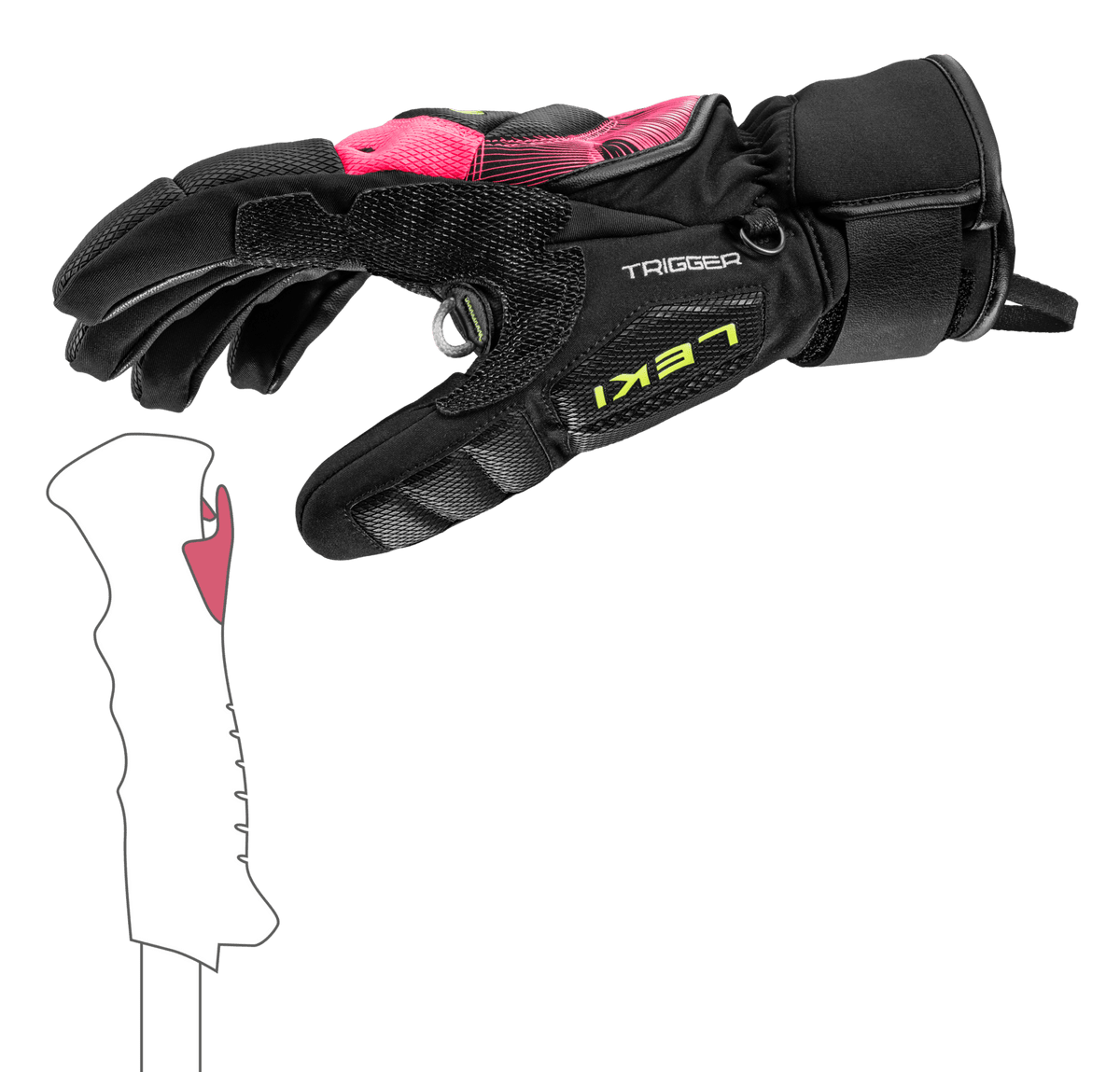 Leki WCR Core TR Ski Race Gloves