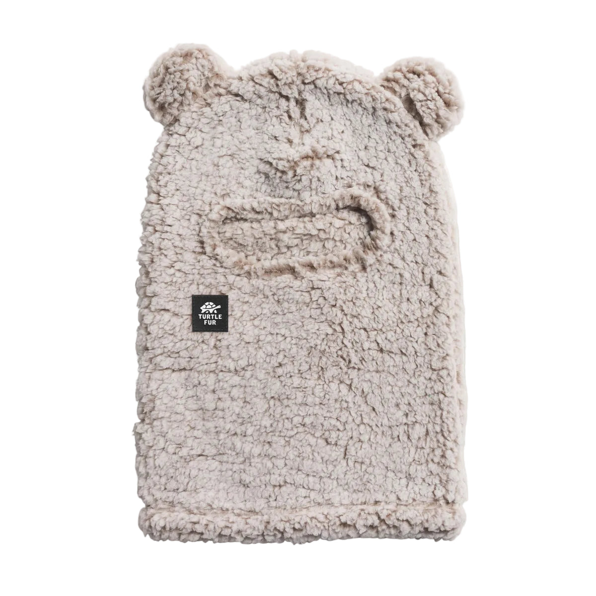 Turtle Fur Kids Comfort Lush High Pile Fleece Bear Balaclava