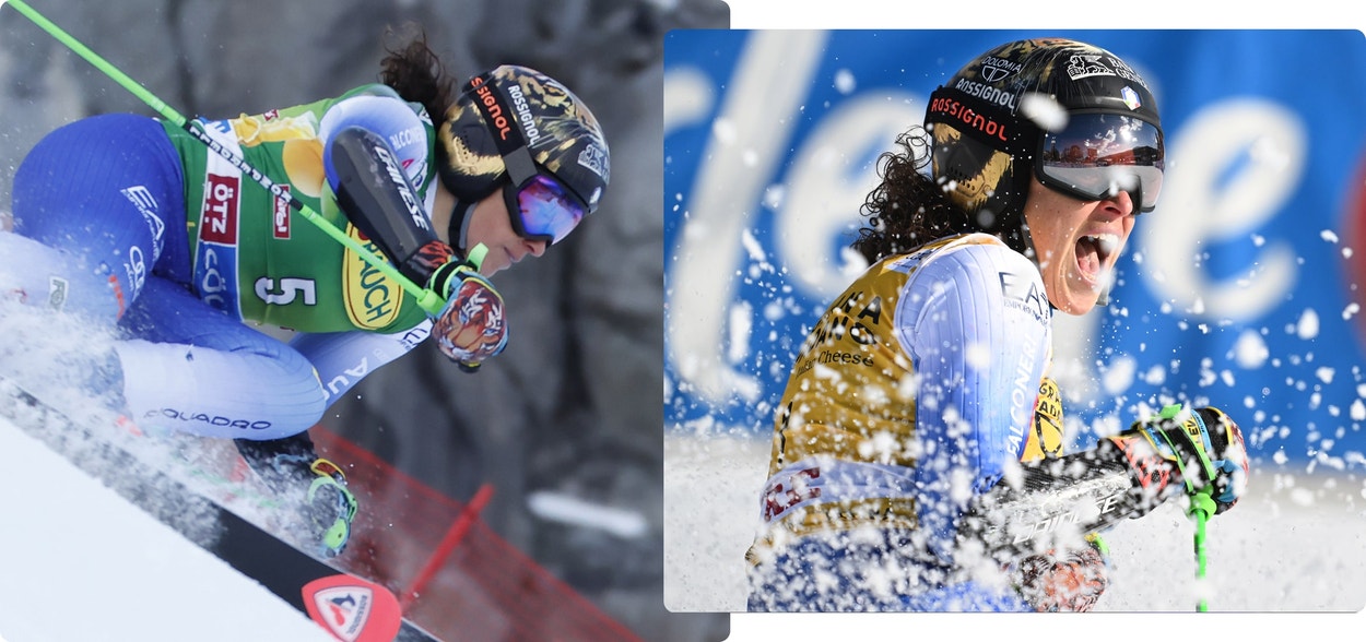 Hero Giant FIS Tiger Ski Race Helmet