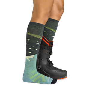 Women's Aurora Over-the-Calf Lightweight Ski & Snowboard Socks