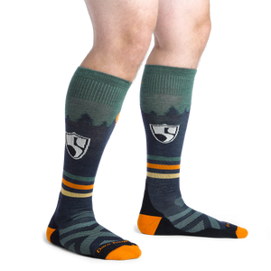 High Fives Over-the-Calf Midweight Ski & Snowboard Socks