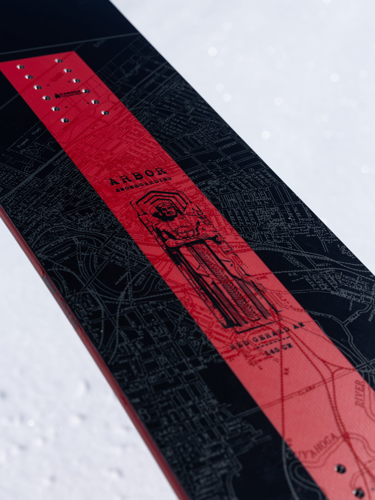 Arbor Red Gerard AM Youth Snowboard 2027