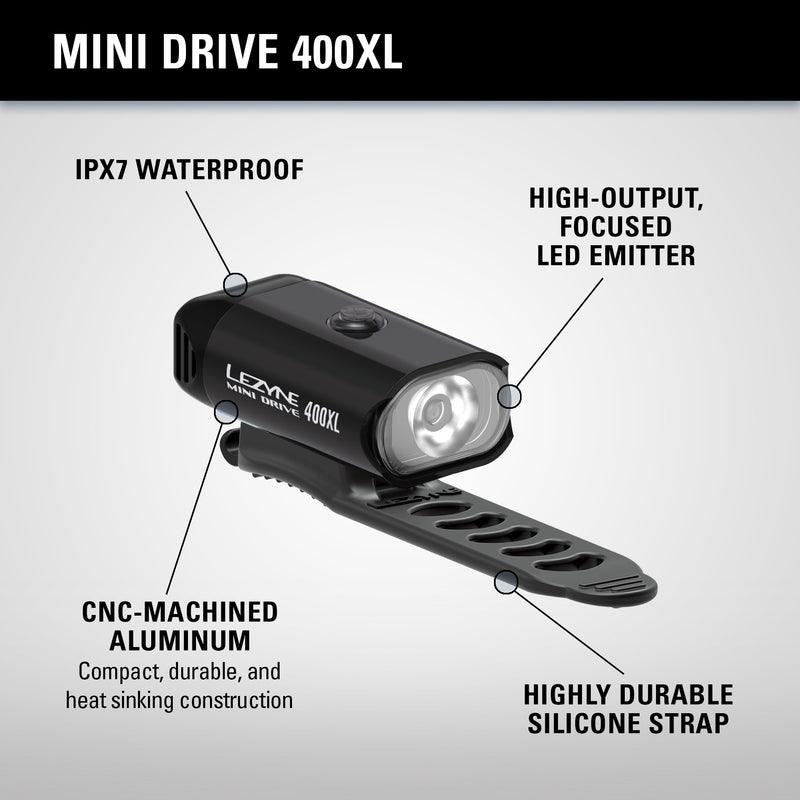 Mini Drive 400XL / KTV Drive+ Front and Rear Bike Light Set