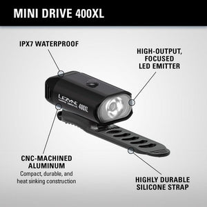 Mini Drive 400XL / KTV Drive+ Front and Rear Bike Light Set