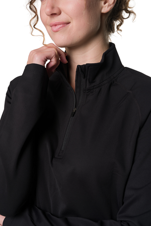 Hot Chillys Women's Micro-Elite XT Zip-T Base Layer Top