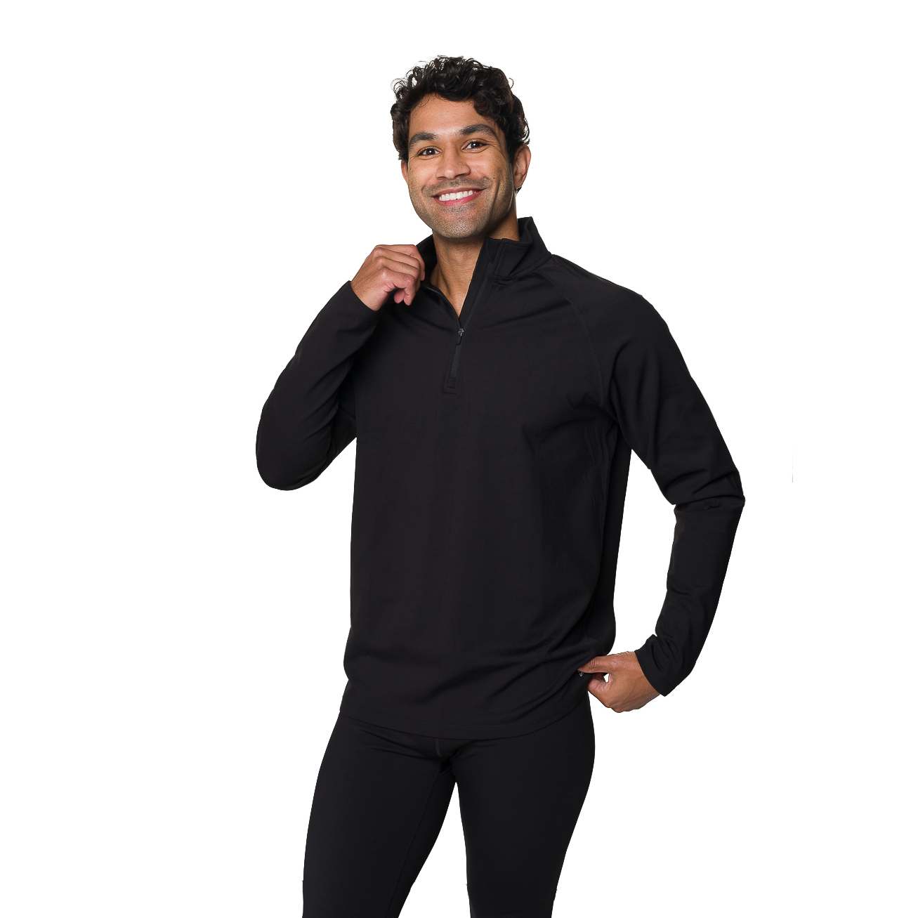 Hot Chillys Men's Micro-Elite XT Zip-T Base Layer Top