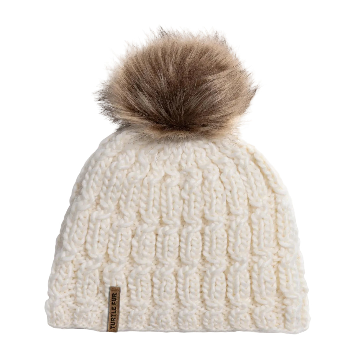 Turtle Fur Merino Wool Fifi Faux Fur Pom Hat