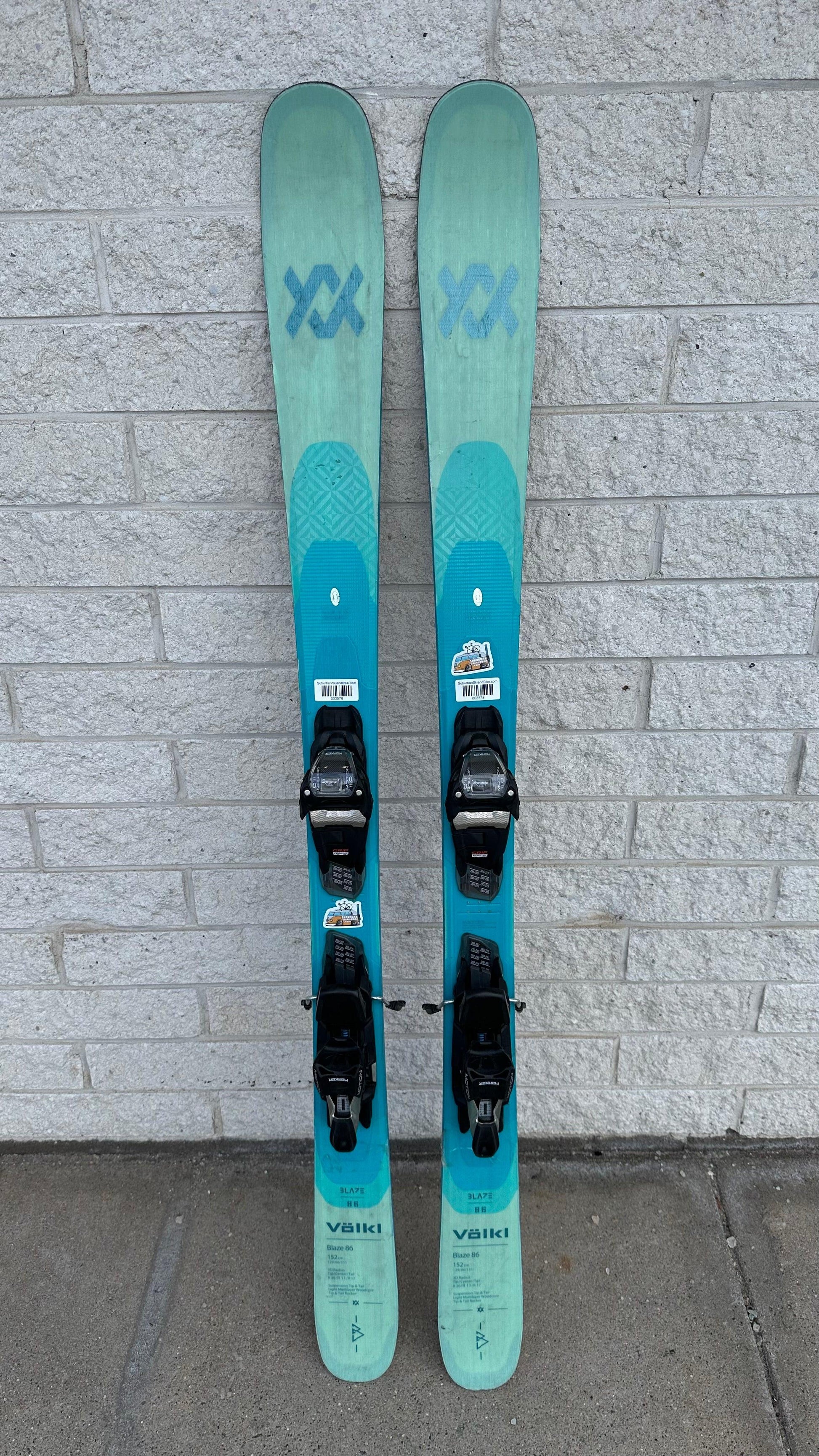Blaze 86 Women's 2025 DEMO + Marker vMotion  11 TCX GW Bindings