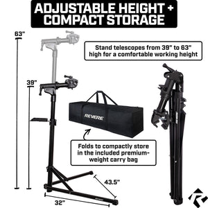 Revere Bike Repair Stand with Storage Bag