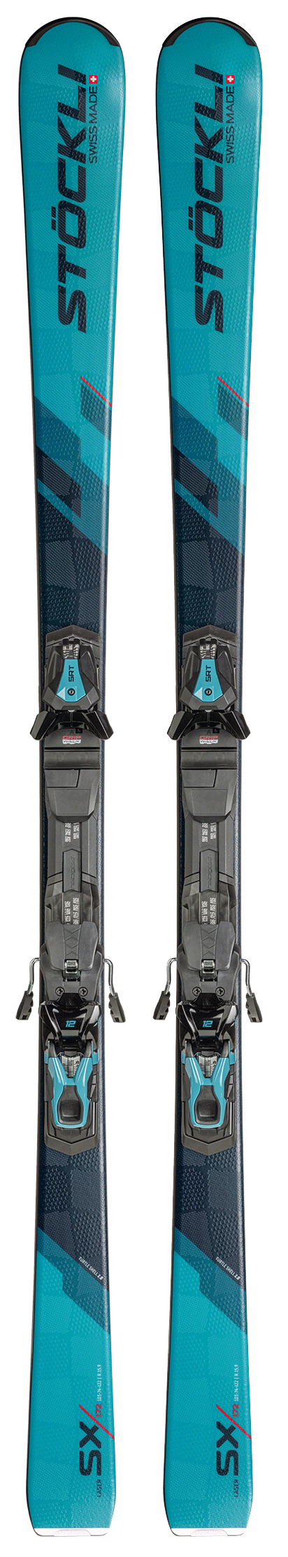 Stöckli Laser SX Skis 2027 + SRT 12 GW Bindings