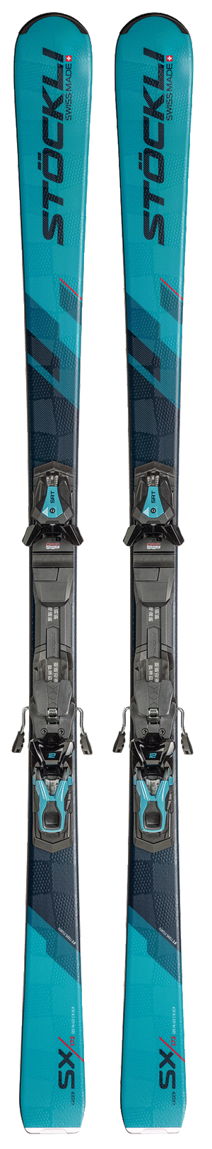 Stöckli Laser SX Skis 2027 + SRT 12 GW Bindings
