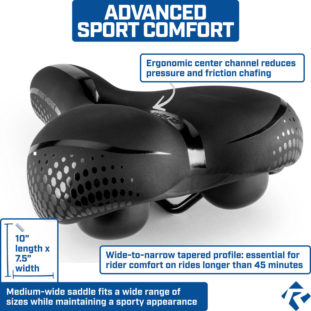 Revere Touring Memory Foam Bike Saddle