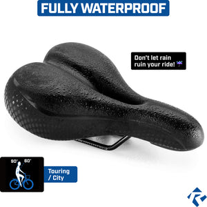 Revere Touring Memory Foam Bike Saddle