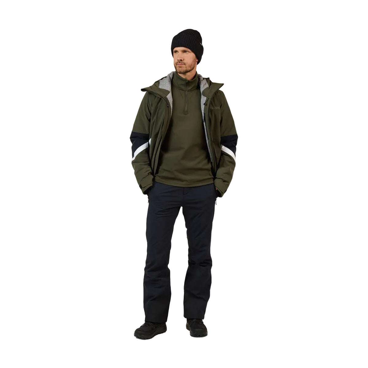 Rossignol Men's Stretch Half-Zip Mid Layer