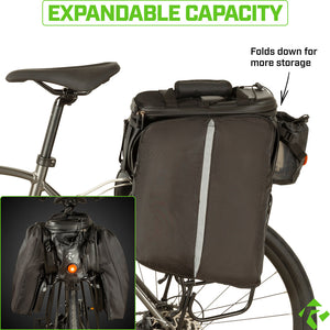Revere Trunk Bag RTX-CF Bicycle Rack Bag with Panniers