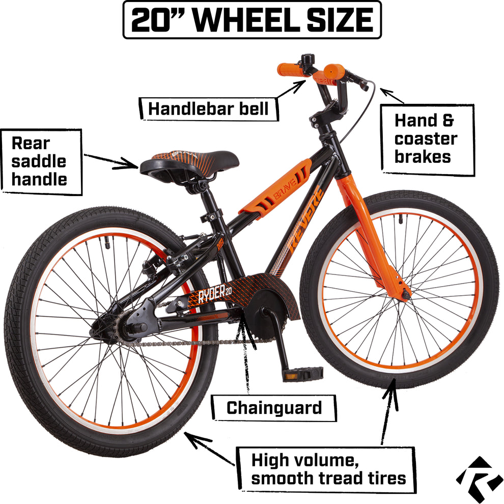 Revere Ryder 20" Single-Speed Kids Bike