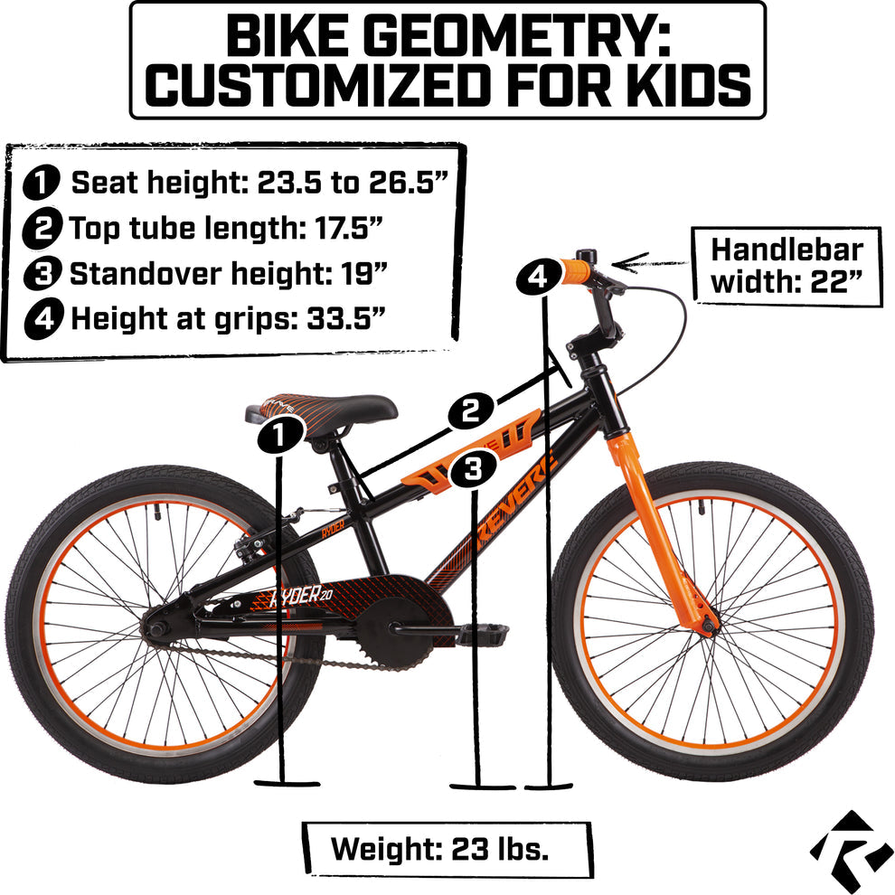 Revere Ryder 20" Single-Speed Kids Bike