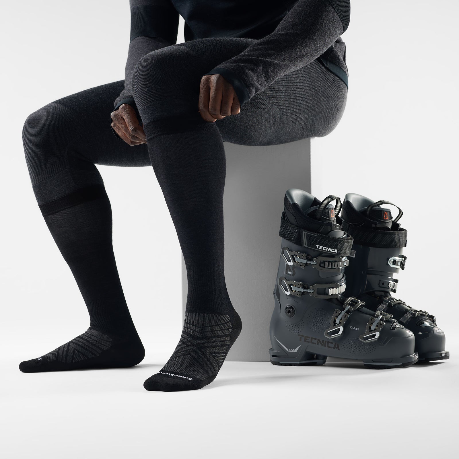 Smartwool Zero Cushion Over-the-Calf Ski & Snowboard Socks