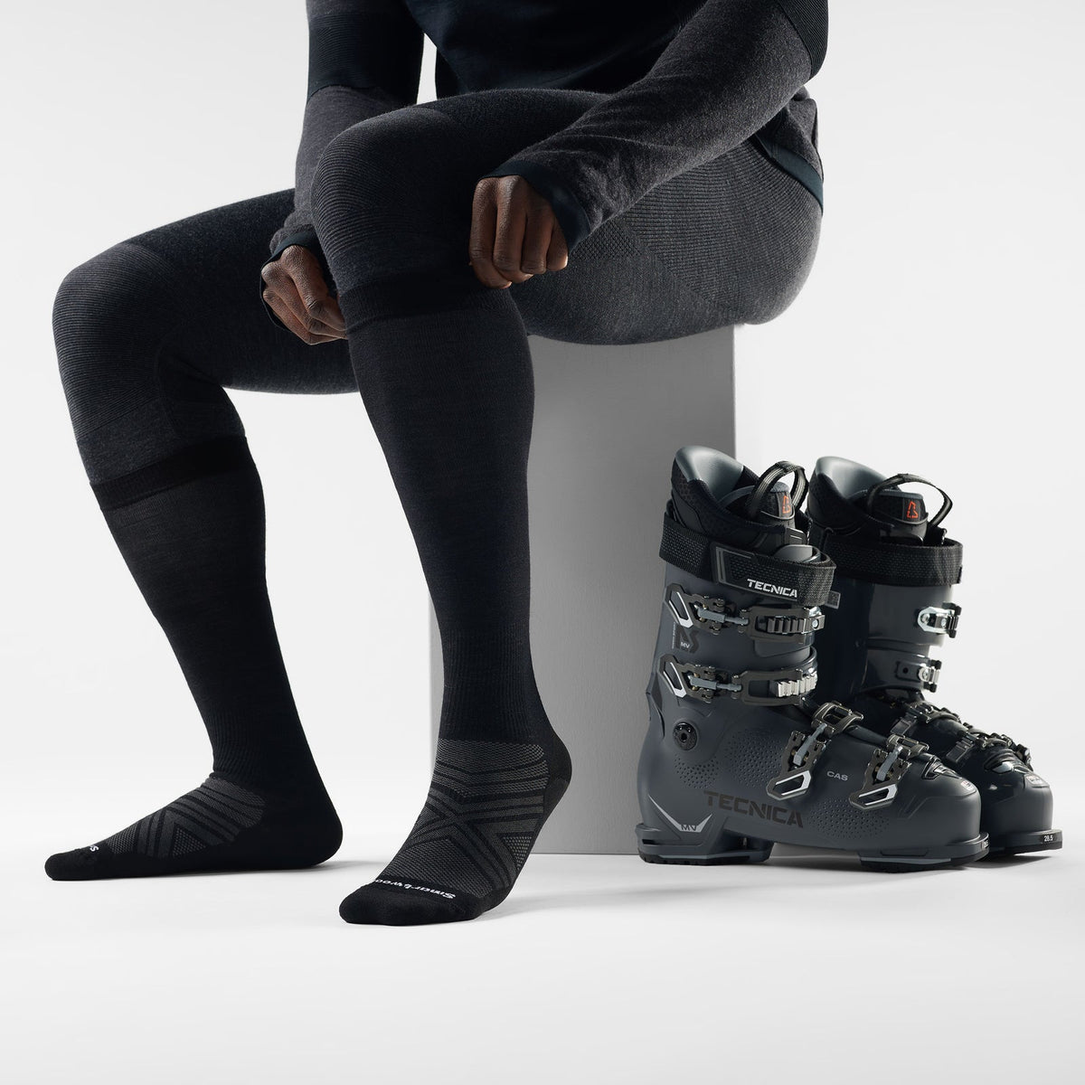 Smartwool Zero Cushion Over-the-Calf Ski & Snowboard Socks