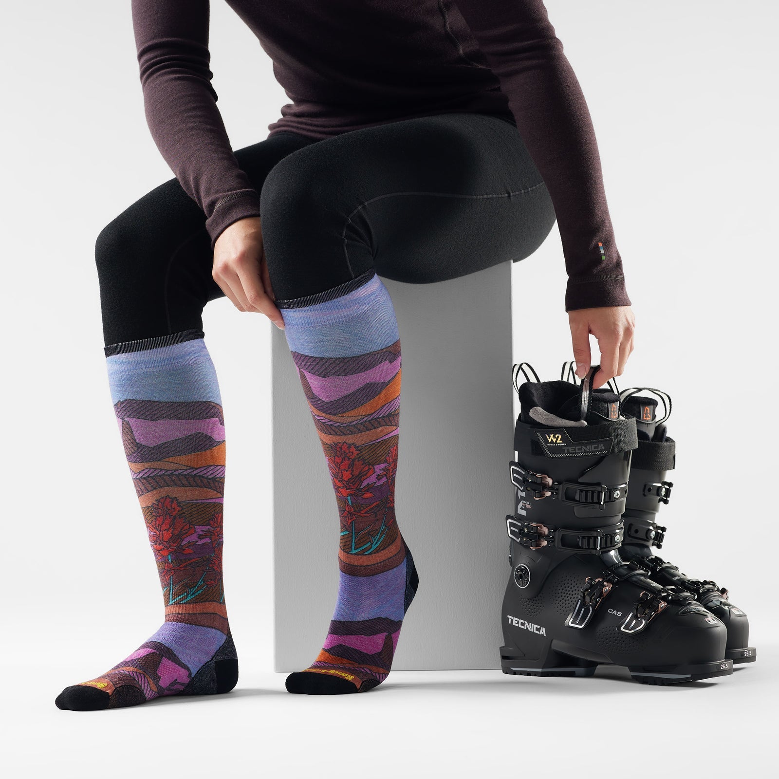 Smartwool Women's Zero Cushion Over-the-Calf Ski & Snowboard Socks